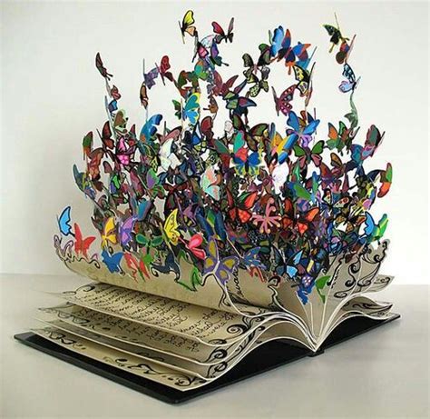 Butterfly Art Book Sculpture Butterfly Books Book Art