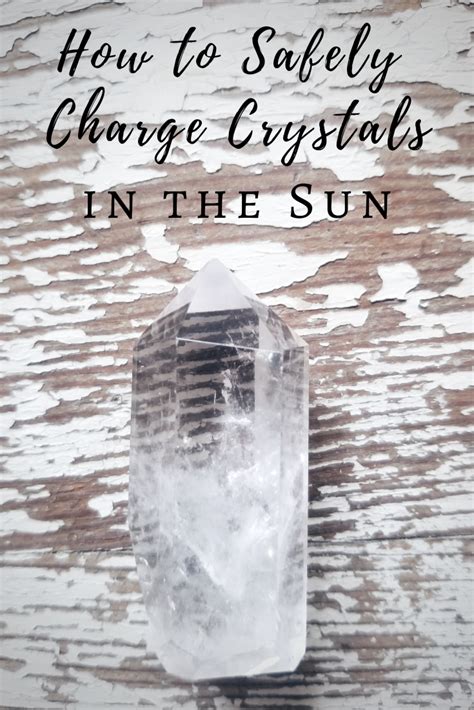 How To Safely Charge Crystals In The Sun The Witch Of Lupine Hollow