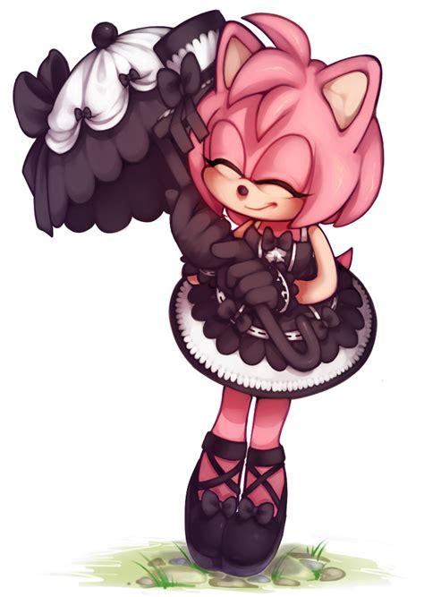 Gothic L Amy Sonic The Hedgehog Amy Rose Sonic Fan Art Amy The Hedgehog