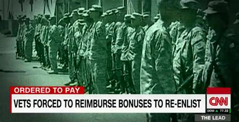 Veterans Told To Repay Millions In Enlistment Bonuses Jobs For