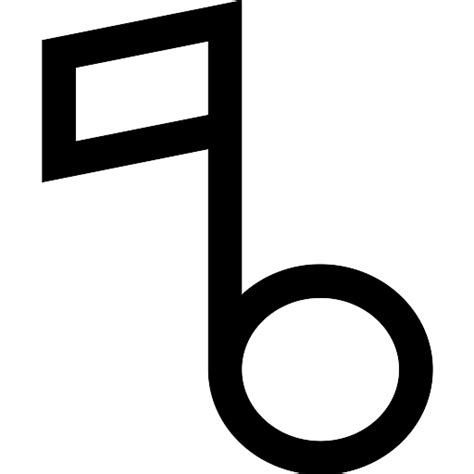 Music Note Icon Vector 04