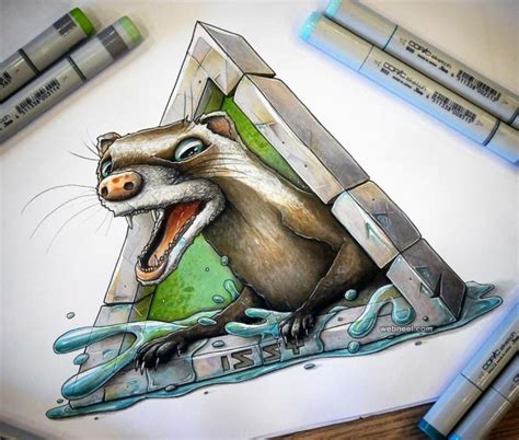 Animal Creative Drawings By Tino Valentin Hopic 13