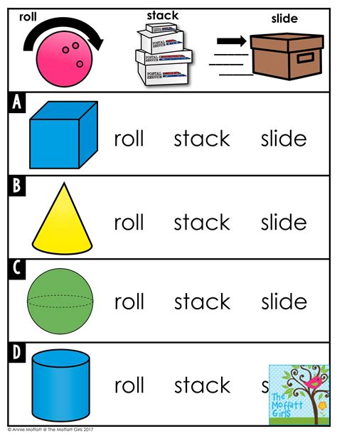 3d Shapes Worksheet Kindergarten