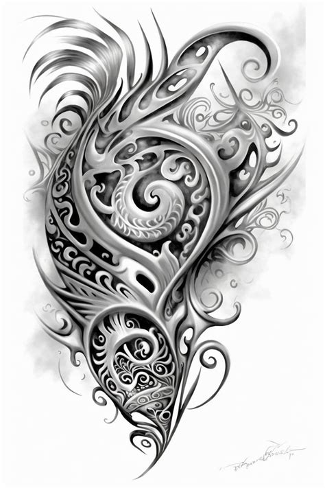Maori Enata Tattoo Design