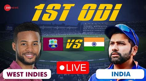 Highlights Ind Vs Wi 1st Odi Full Scorecard India Win By 5 Wickets