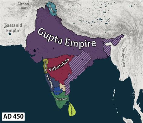 India Mid 5th Century Peak Of The Gupta Empire Under Kumaragupta I