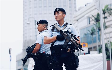 Hong Kong Police Force Ctru Counter Terrorism Response Unit Officer