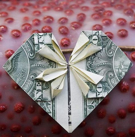 Money Origami Heart Folding Instructions All In Here