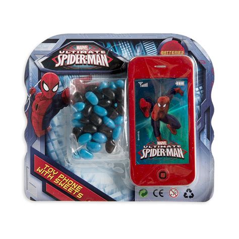 Spiderman Toy Phone With Sweets 30g Za