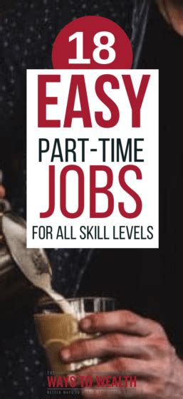 18 Easy Part Time Jobs For All Skill Levels The Ways To Wealth