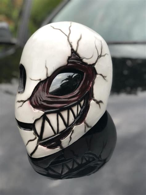 Alien Smile Mask Helmet For Halloween Etsy Cool Masks Mask Design