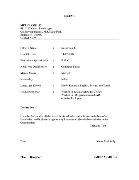 Free resume templates that download in word. simple biodata format free download - Scribd india