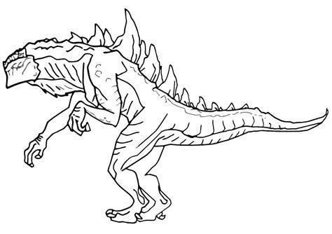 Godzilla Free Coloring Printable Pages Colorpages Org