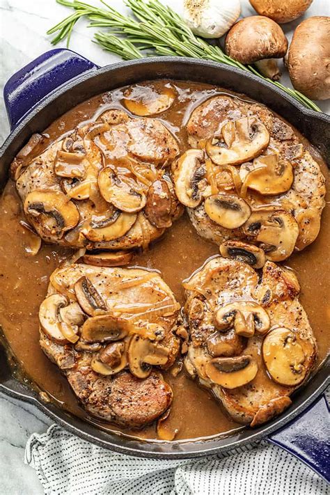 First, season with salt to pull moisture out of the pork, and then let it sit in the coating mixture for a few minutes until it sticks. Easy Smothered Pork Chops | Recipe (With images ...