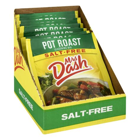 It's definitely hard to know what brands you can trust these days. Mrs Dash Salt-Free Pot Roast Seasoning Mix 1.25 oz. Pack ...
