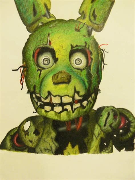 Springtrap Fnaf Fanart By Hellzentity On Deviantart