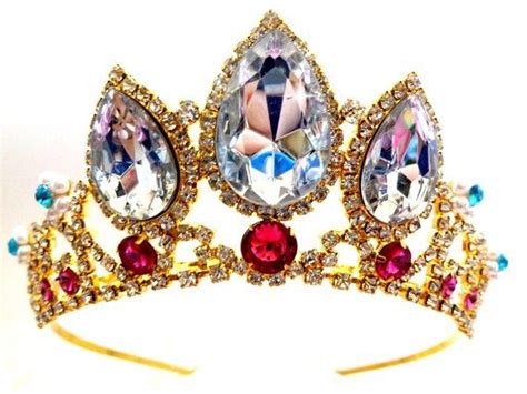 sale rapunzel crown perfect for disney wedding gold crystal tiara rapunzel tiara tangled