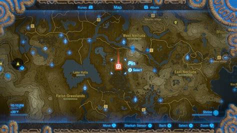 Breath Of The Wild Spring Of Courage Location Polygon