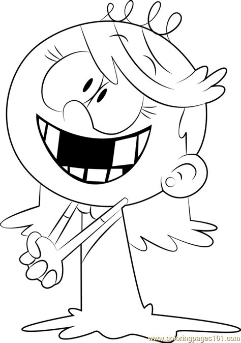 Loud House Coloring Pages Characters Free Printable Coloring Pages