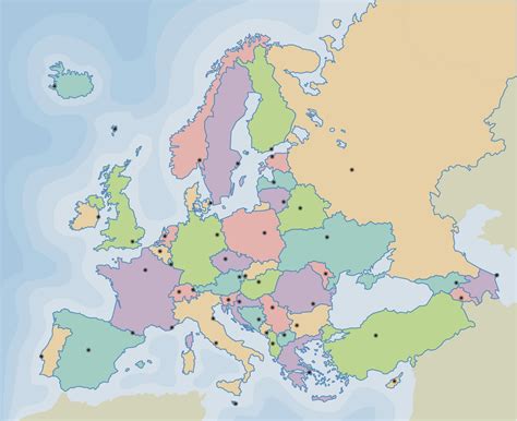 Juegos De Geografía Juego De Europa Política Países Y Capitales