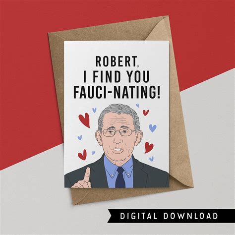 Fauci Valentines Card - Amazon Com Funny Dr Fauci Inspired 