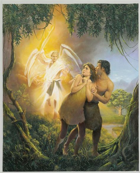 Художник иллюстратор Роберт Папп Bible Images Adam And Eve Bible