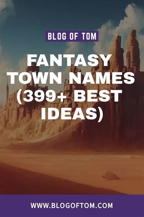 Fantasy Town Names 399 Awesome Ideas Artofit