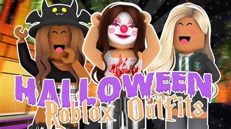 10 Aesthetic Halloweenfall Outfits Roblox With Links Youtube
