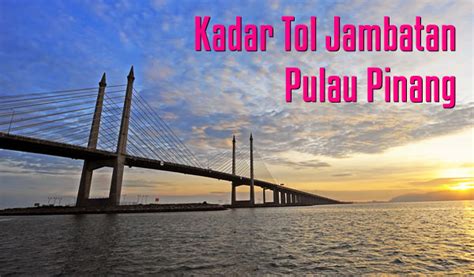 Jambatan pulau pinang kedua (jpp2) atau nama rasminya, jambatan sultan abdul halim muadzam shah mengambil masa jambatan sultan abdul halim muadzam shah adalah sebuah jambatan tol jalan raya di pulau pinang, malaysia yang telah siap dibina sepenuhnya pada februari 2014. Kadar Tol Jambatan Pulau Pinang