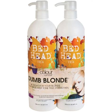 Bed Head Colour Combat Dumb Blonde Tween Shampoo Conditioner Duo