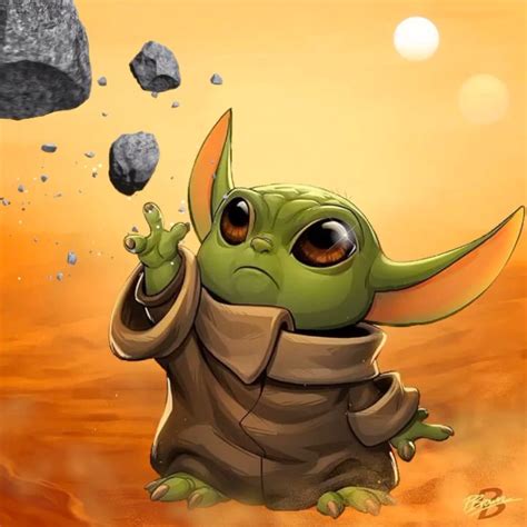 Baby Yoda Video Star Wars Drawings Star Wars Art Star Wars Artwork