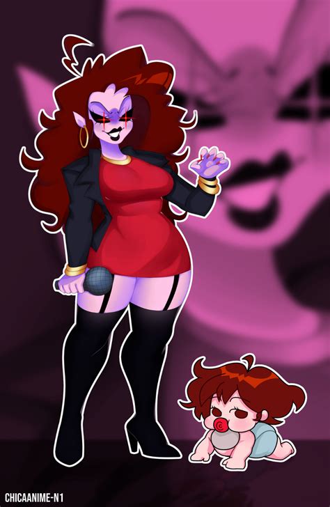 The Mom From Friday Night Funkin Fanart By Chicaanime N On
