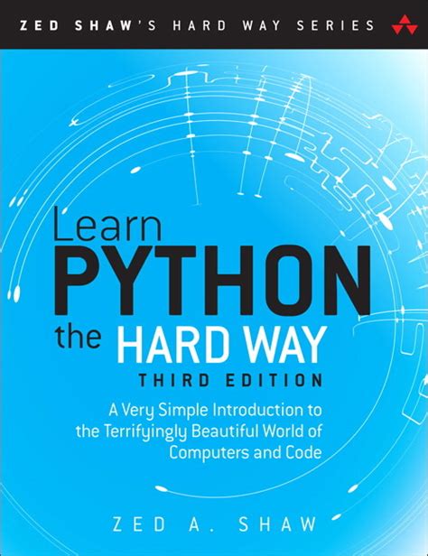 The best way to think about it is like. Pearson Education - Learn Python the Hard Way