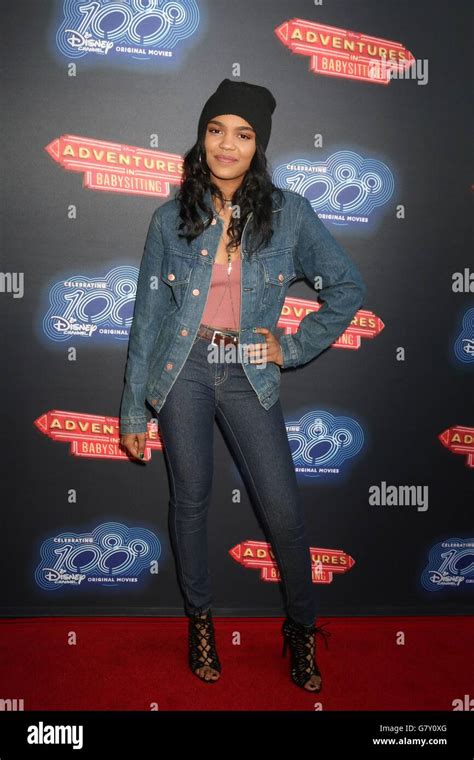 China Anne Mcclain At Arrivals For Premiere Of 100th Disney Channel
