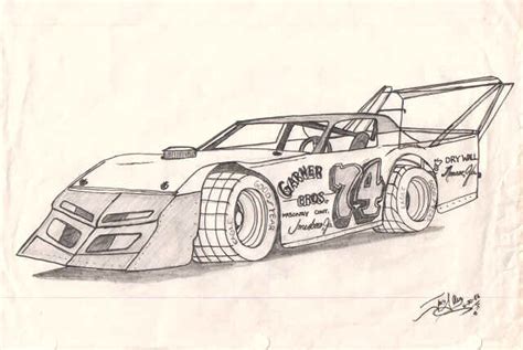 27 Elegant Pict Late Model Race Car Coloring Pages 8 Pics Of Dirt