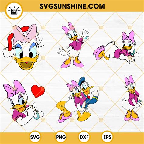 Daisy Duck Svg Bundle Disney Donald And Daisy Duck Svg Daisy Duck Svg