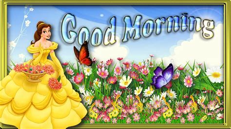 Beautiful Latest Cute Animated Good Morning Greetings Ecard Good