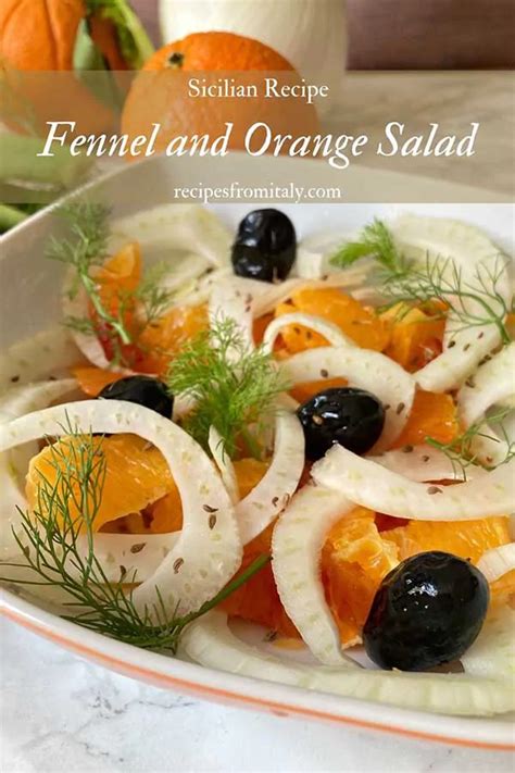 Authentic Sicilian Fennel Orange Salad Recipes From Italy