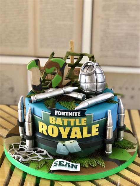 Fortnite Battle Royale Cool Cake Designs Birthday Cakes For Teens