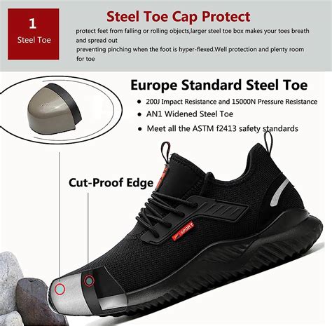 Wholesale Commodity Cheap Good Goods Ulogu Steel Toe Sneakers For Men