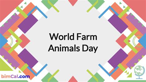 World Farm Animals Day 2024