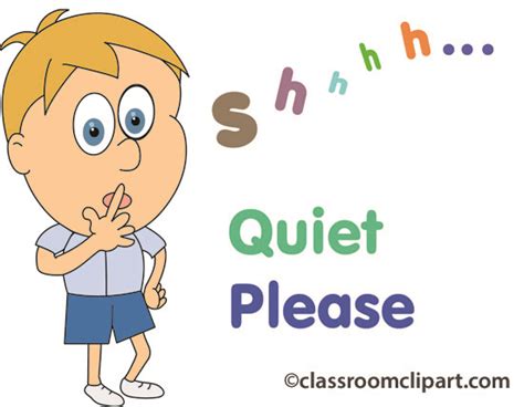 Quiet In Class Clipart Clip Art Library