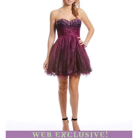 Dylana Purple Homecoming Dress 120 Liked On Polyvore Purple