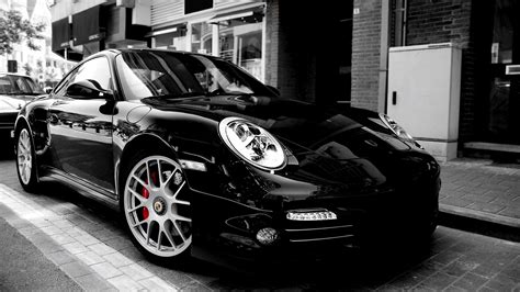 43 Black Porsche 911 Turbo Wallpaper Wallpapersafari