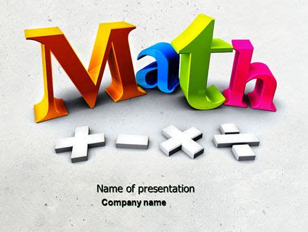 Math PowerPoint Templates And Backgrounds For Your Presentations