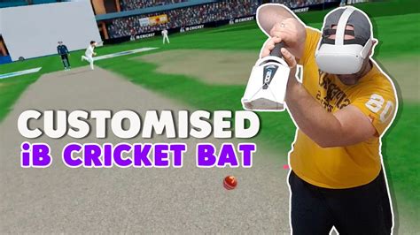Ib Cricket Making A Customised Ib Cricket Bat To Play In Virtual