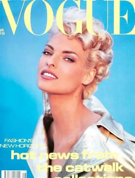 British Vogue August 1991 Linda Evangelista Photo Patrick Demarchier