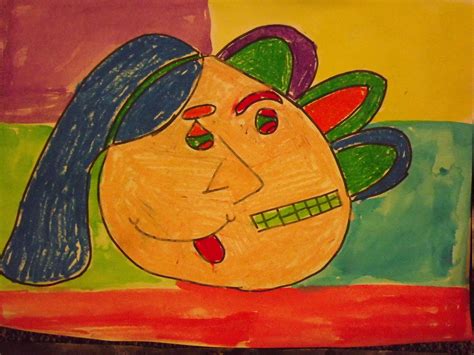1 23 2015 4th Grade Picasso Faces Picasso Knight Art Projects Faces