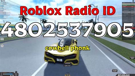 Cowbell Phonk Roblox Id Youtube