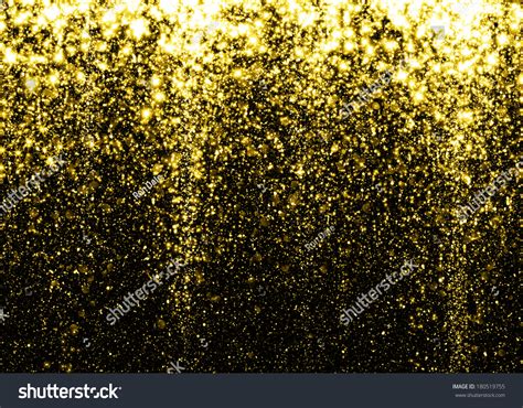 Sparkling Flow Background Gold Sparkle Glitter Stock